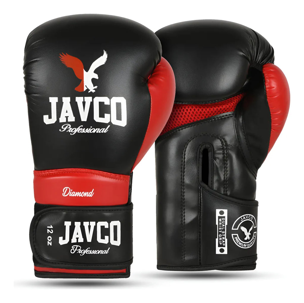 Guantes Boxeo Diamond Rojo 12oz